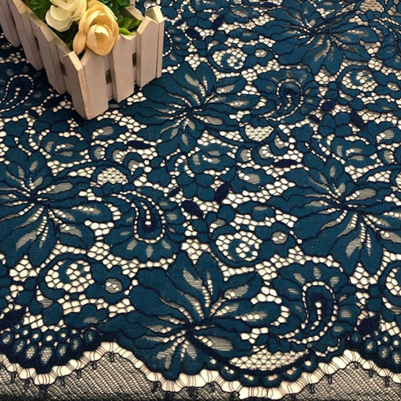 LASUI Новые 8 видов цветов красивые шнур кружевной ткани FrenchEmbroidery одежда свадебное