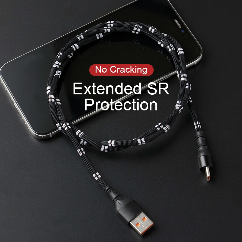 Ersuki usb type-C кабель для samsung S10 S9 S8 A50 Xiaomi Redmi Note 7 Быстрая зарядка USB-C зарядное устройство для мобильного телефона USBC type-C кабель