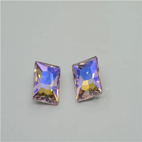 12x12mm 100pcs Стеклянные хрустальные стразы Rivoli каплевидные Navette квадратные овальные воды красные ab стеклянные стразы камни платье драгоценности изготовление - Цвет: 12x12mm 100pcs