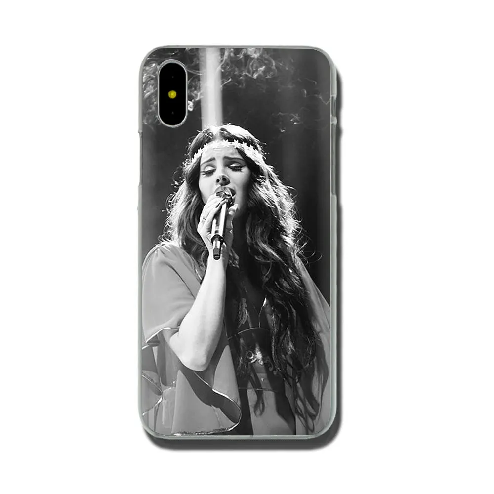 H12 Твердый чехол для телефона Lana Del Rey для iPhone 11 Pro 6 6S Plus 7 8 Plus X XS XR XS Max - Цвет: H12
