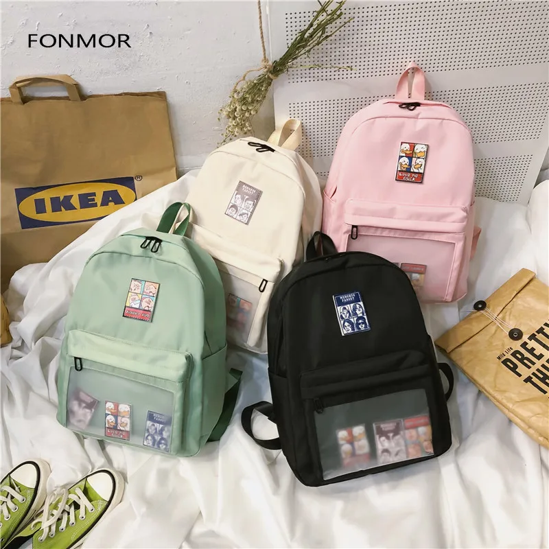 2019 Высококачественный водонепроницаемый нейлоновый женский рюкзак женская