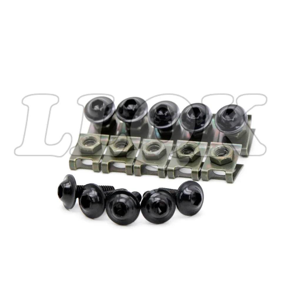10pcs 6mm CNC Motorcycle Fairing body work Bolts Screws for BMW F800 GS 2008-2014 F800R 2009-2014 F800S 2006-2013 ducati 749 | Автомобили