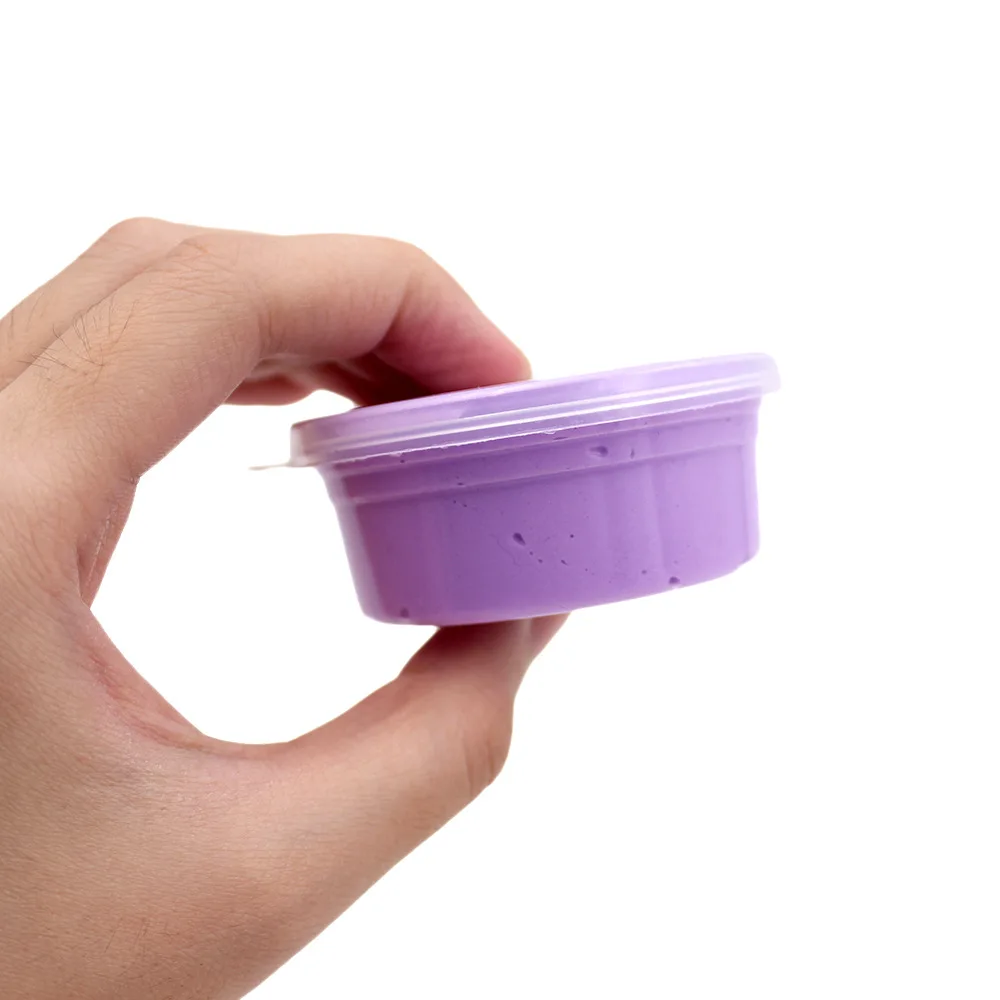 DIY Slime Baby Speelgoed Crystal Gekleurde Klei Modder Intelligente DIY Мягкая ручная резинка слизистый Пластилин резиновый моддер