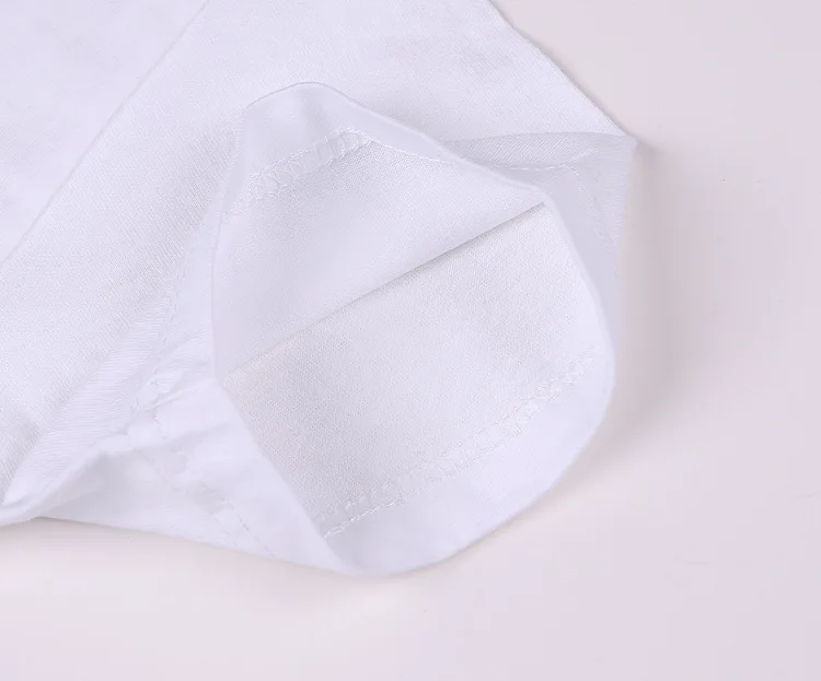 Летняя Стильная Детская Хлопковая футболка с короткими рукавами и круглым