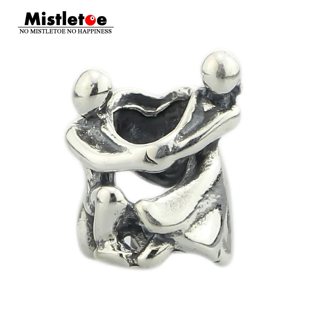 Омела натуральная 925 пробы серебряные Marry Me шарик шарма Подходит Европейский 3 0 мм