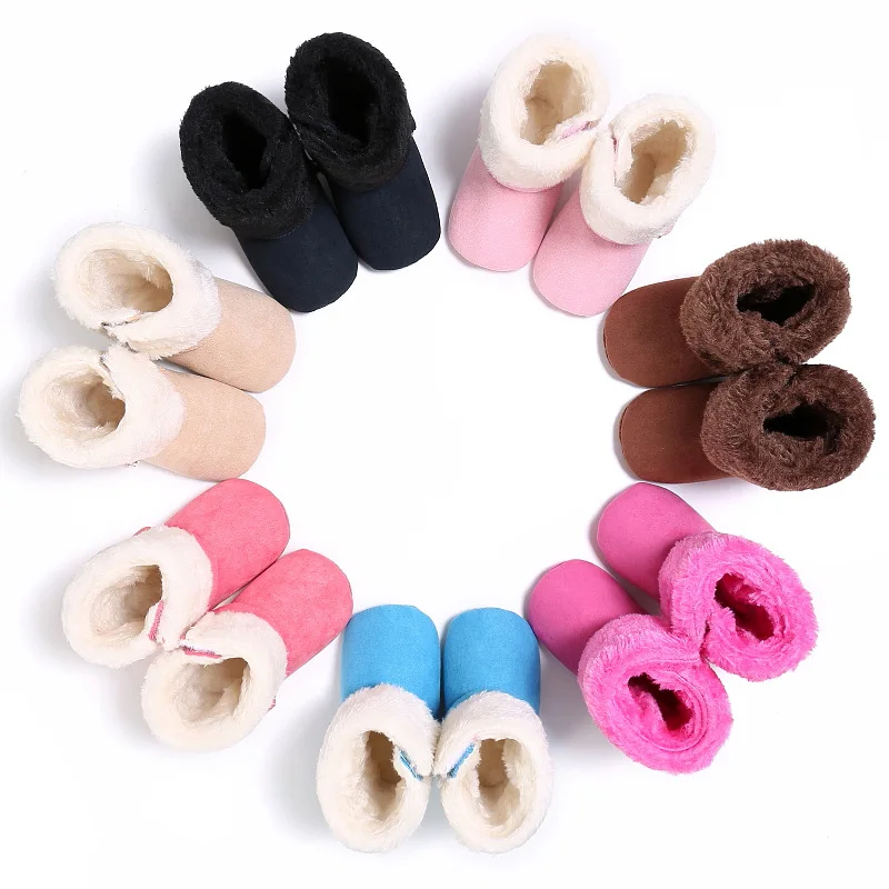 

Winter men and women 0-1 years old baby high to help warm soft snow boots baby shoes toddler shoes