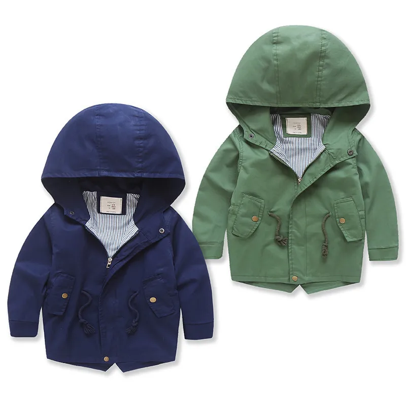 3-11T Teens Boys Coat Jacket Child Kids Letter Hooded Toddler Gentleman Fashion Windbreaker Outerwear Autumn Spring Clothes | Детская