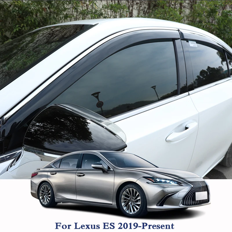 Автостайлинг для Lexus ES 2019 тенты укрытия 4 шт./лот козырьки от солнца дождя обшивки