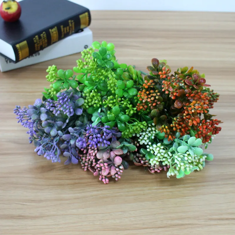 Искусственные пластиковые ветки для украшения дома свадебные искусственные