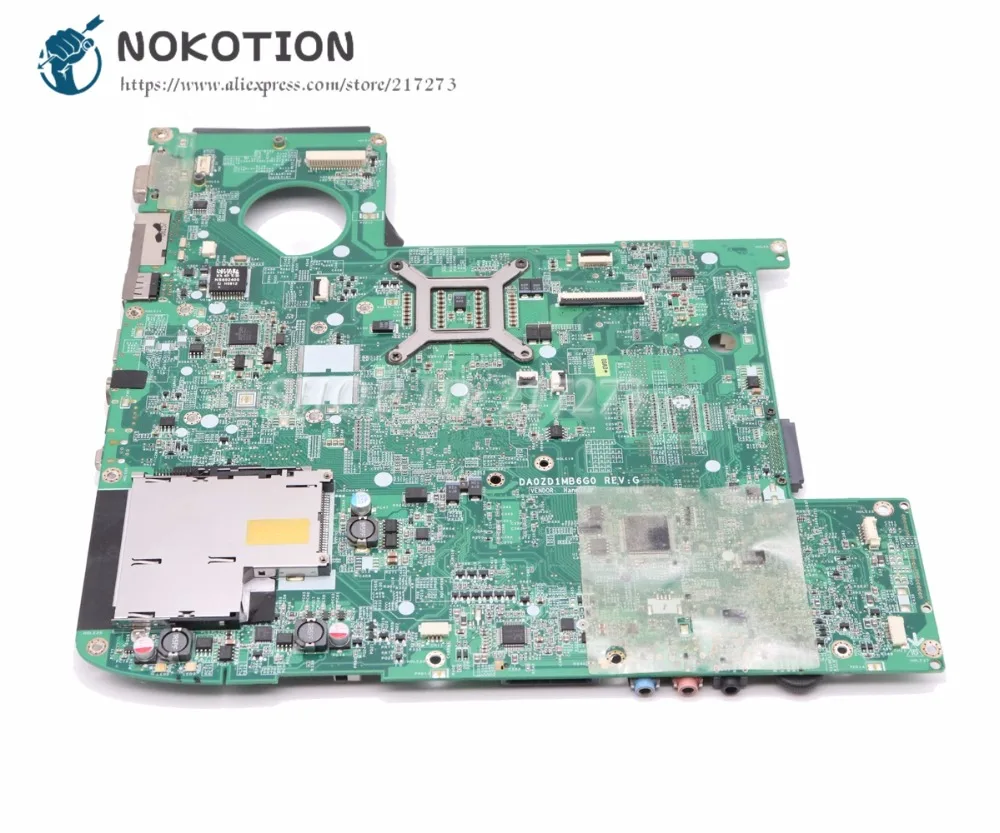 Материнская плата NOKOTION для ноутбука Acer aspire 5920G MBAGW06002 DA0ZD1MB6F0 MBAGW06001 PM965 DDR2 с