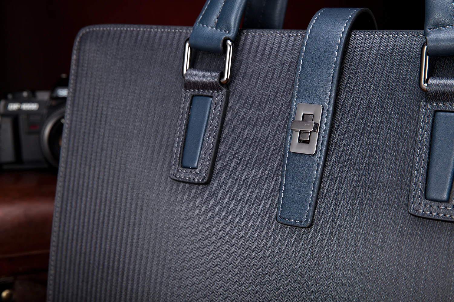 YINTE мужская сумка кожаная модный молодой Бизнес Портфель синий цвет мужской