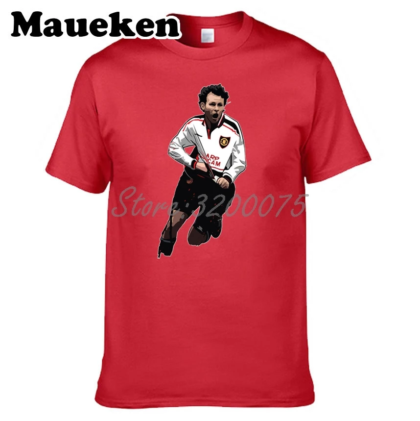 Мужская футболка Ryan Joseph Giggs 11 Legend Captain красная одежда мужская для поклонников