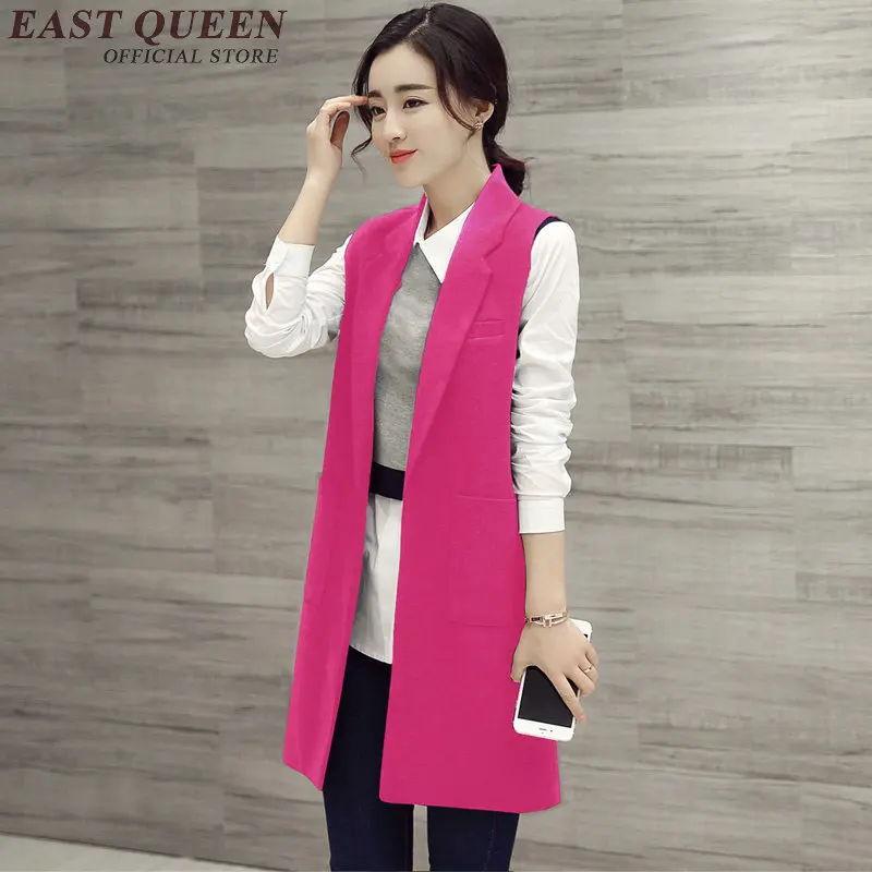 Женский жилет 2018 длинный без рукавов l2018 новая модная повседневная куртка