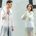 Водонепроницаемый плащ для путешествий на открытом воздухе для мужчин и женщин, односекционный плащ, портативный прозрачный плащ, длинный плащ