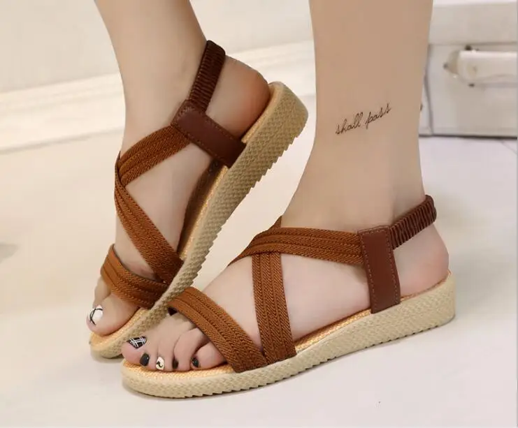 Новинка Модные женские сандалии в богемном стиле удобная женская обувь пляжные