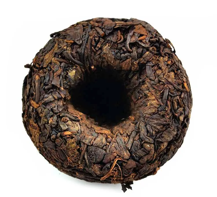 Лань отбеливающая серия Chun высшего сорта Yunnan Tuo Cha китайский Tuocha Ripe Pu в форме хоккейной шайбы, Шу ПУ-эр Чай 100 г