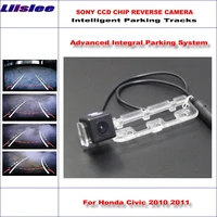 auto high quality intelligentized car parking rear reverse camera for honda civic 2010 2011 ntsc pal rca sony ccd