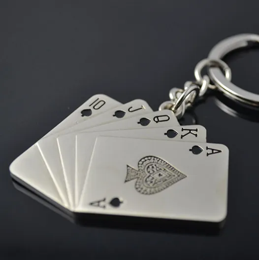 

Poker keychain logo