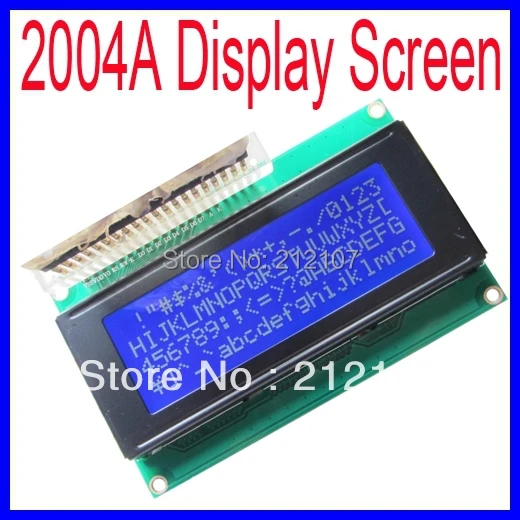 Жк 2004a жк экран J204A характер модуль 20 x 4 5 В цифровой / нок ( синий )|lcd screen tft|screen printing
