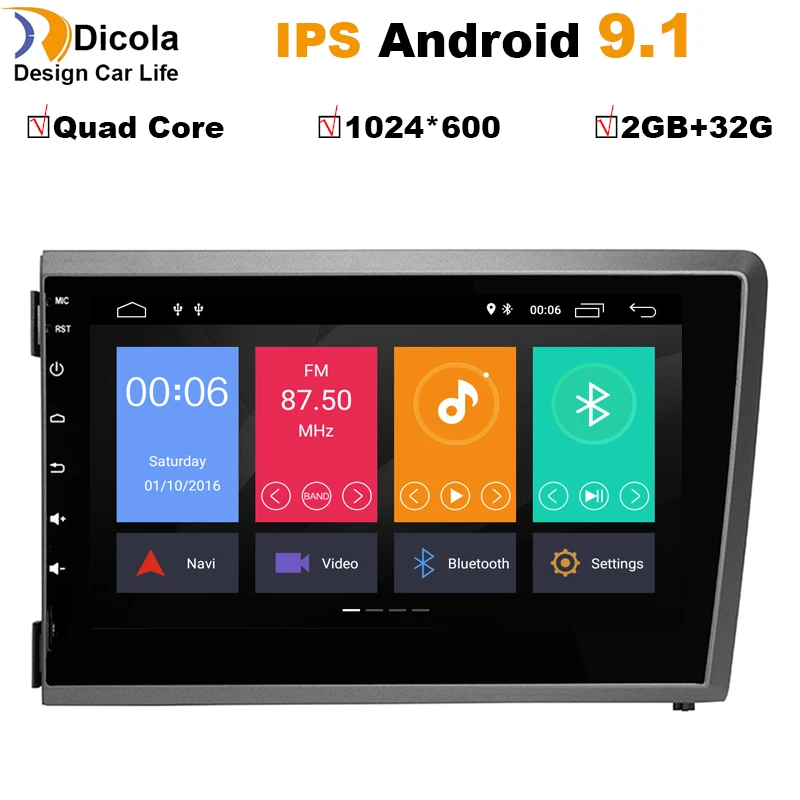 Android9 автомобильный DVD CD плеер автостерео gps навигация для VOLVO S60 V70 XC70 2000 2004 Авто