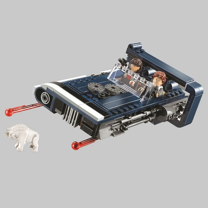 BELA 10897 Star Wars Solo Han Solos landspeder, модель, строительные блоки, Обучающие фигурки, игрушки для детей, рождественский подарок