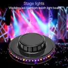 Портативный светодиодный сценический RGB-светильник НЛО с управлением звуком, вращающийся эффект, сценическая лампа для KTV, дискотеки, диджея, вечеринки, бара светильник, атмосферные лампы