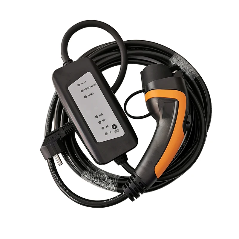 Регулируемое 16A EVSE SAE J1772 Type1 EV зарядное устройство Adjusatble ток 10A 8A IP65| |