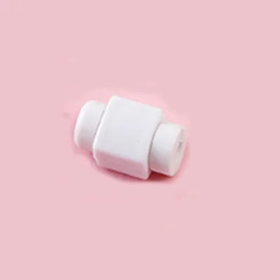 white 1 шт., карамельный цвет, защитный кабель для передачи данных, защитный чехол для кабеля, чехол для iPhone, huawei, samsung, usb-кабель для зарядки - Цвет: white