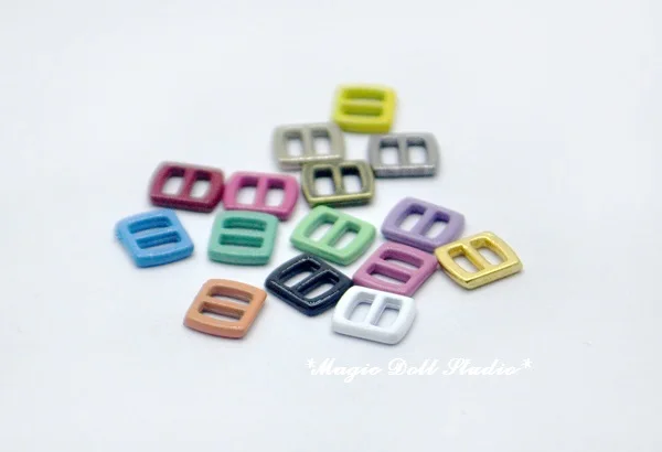 [DIY004] 100 шт./лот 6 мм металлическая пряжка подходит для DIY кукольных аксессуаров