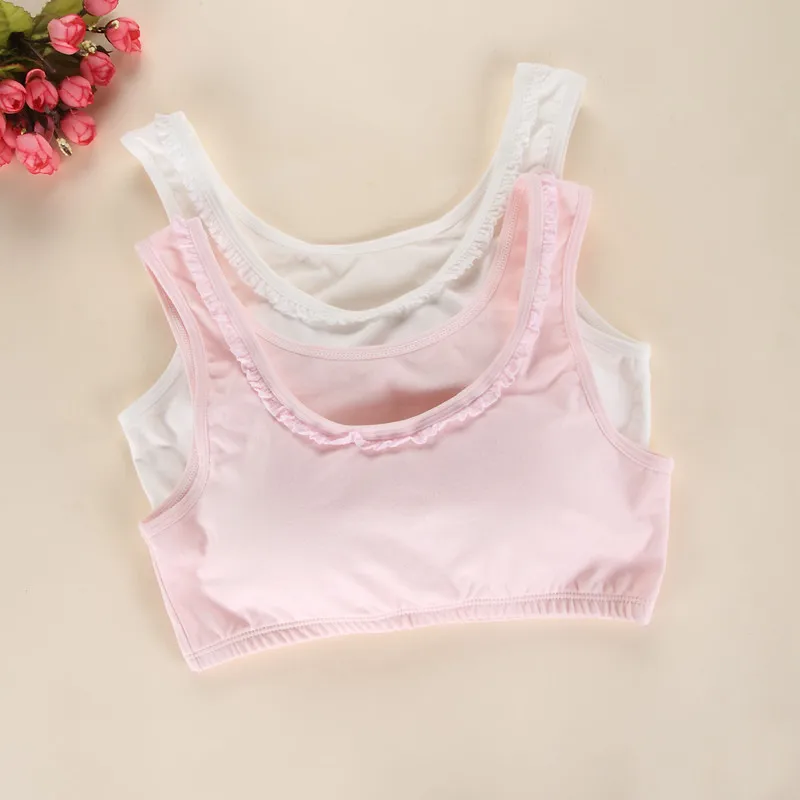 Нижнее белье для девочек подростков нижнее бюстгальтер и Подростковый хлопковый