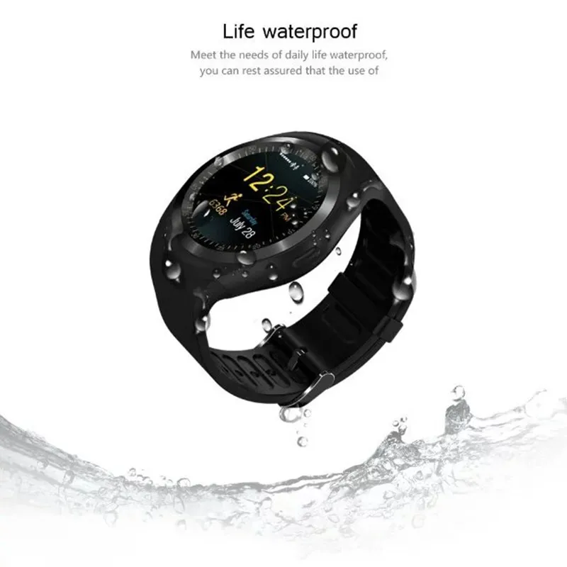 Android IOS Smart Watch MTK6261 Поддержка Nano SIM карты и TF Reloj Интеллектуальный умный наручные