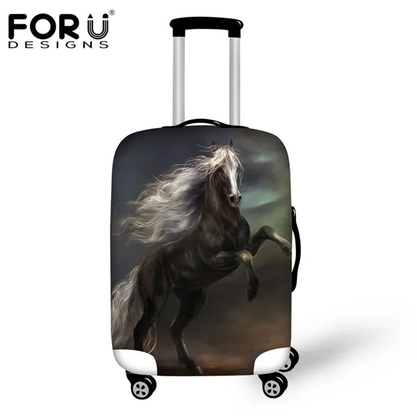 FORUDESIGNS Crazy Horse мужская дорожная Защитная крышка багажника водонепроницаемый дождевик для 18 ''-30'' чемодан спандекс крышка - Цвет: H5027