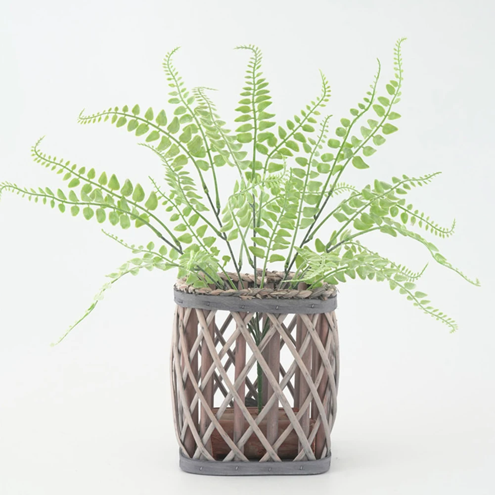 3 шт. мини цветы зеленое искусственное растение персидская трава пластиковые