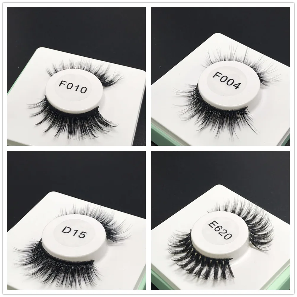 3 пары Miss sexy lash d025 3D норковые накладные ресницы толстые ручной работы макияж набор