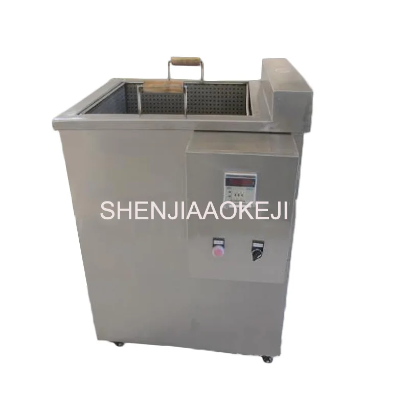 

CY500 Single basket oil-water separation square fryer Semi-automatic fryer French fries processing machine 380V
