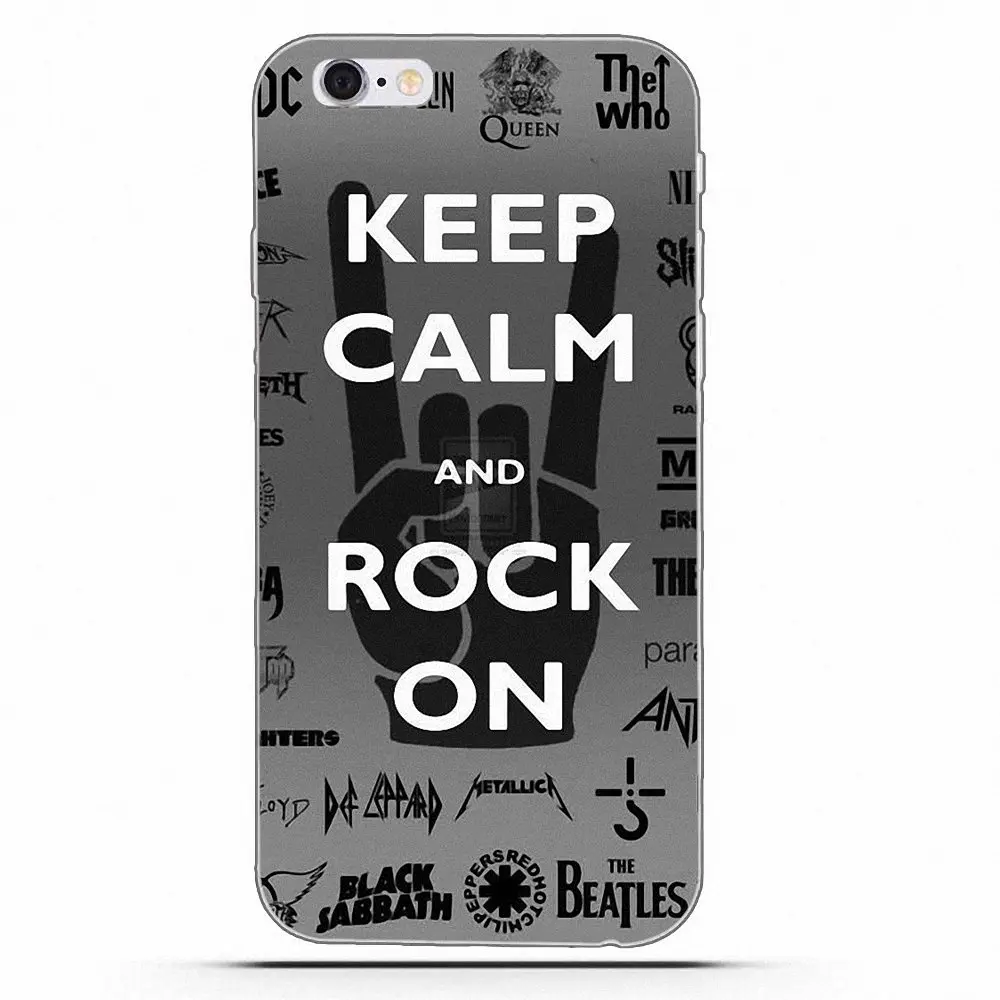 Чехол Wexoeq Keep Calm Rock для Sony Xperia Z Z1 Z2 Z3 Z4 Z5 compact Mini Premium M2 M4 M5 T3 E3 E5 XA | Мобильные телефоны