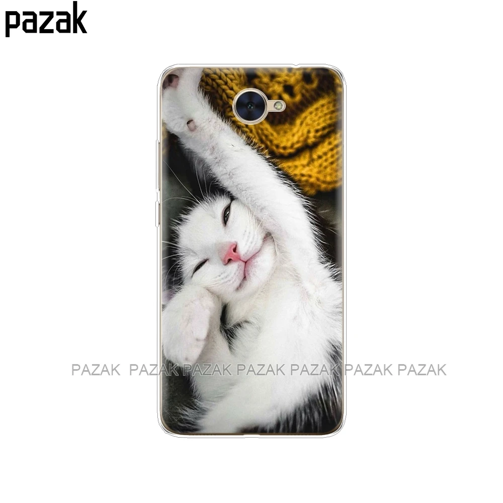 34387 Силиконовый чехол для телефона для huawei Y7 /Y7 PRIME чехол s Мягкий ТПУ задняя крышка для телефона Coque etui бампер полный 360 Защитный - Цвет: 34387