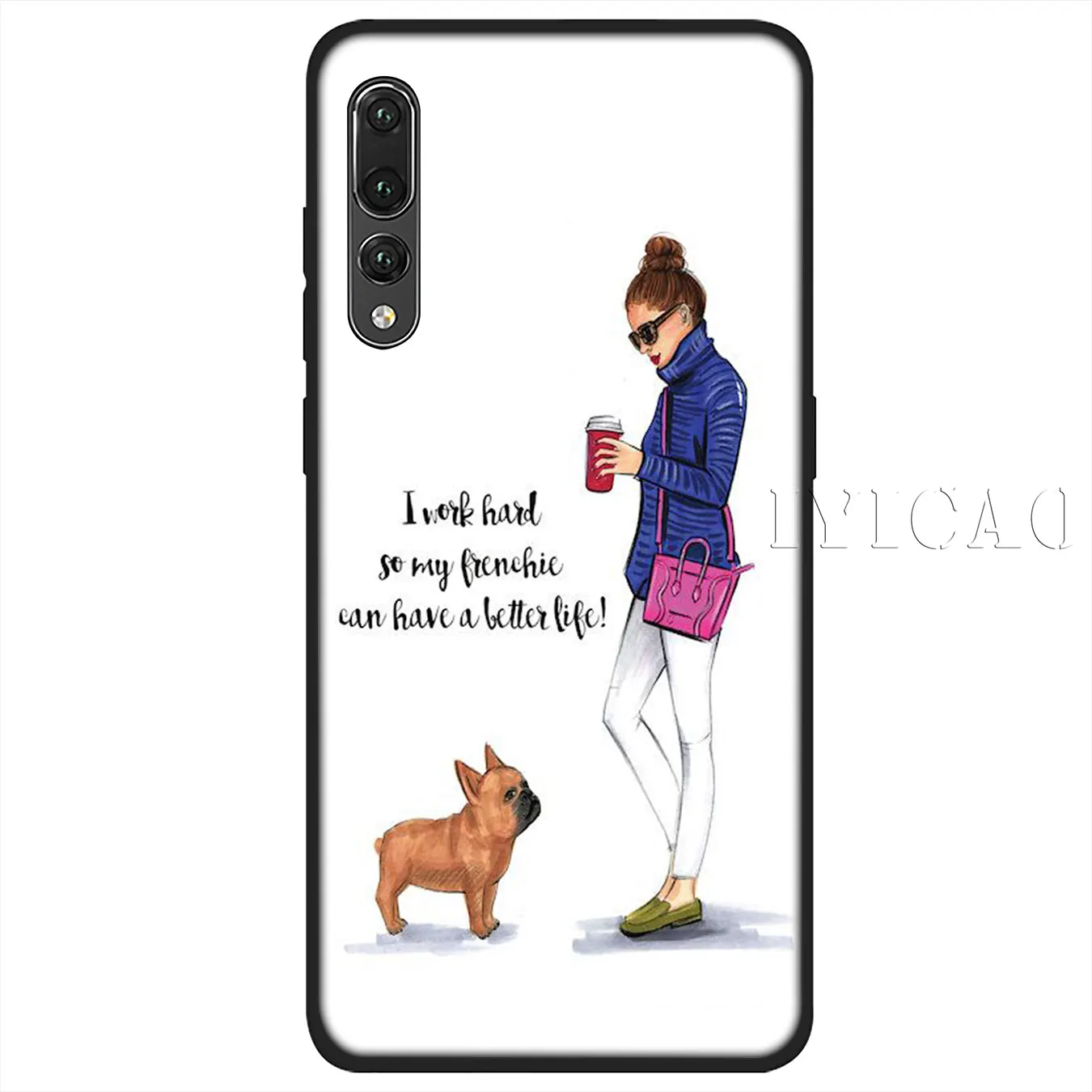 IYICAO мягкий тонкий чехол для мамы и дочки Huawei P30 P20 Pro P10 P9 P8 Lite Mini 2017 2016 P smart Z 2019 |