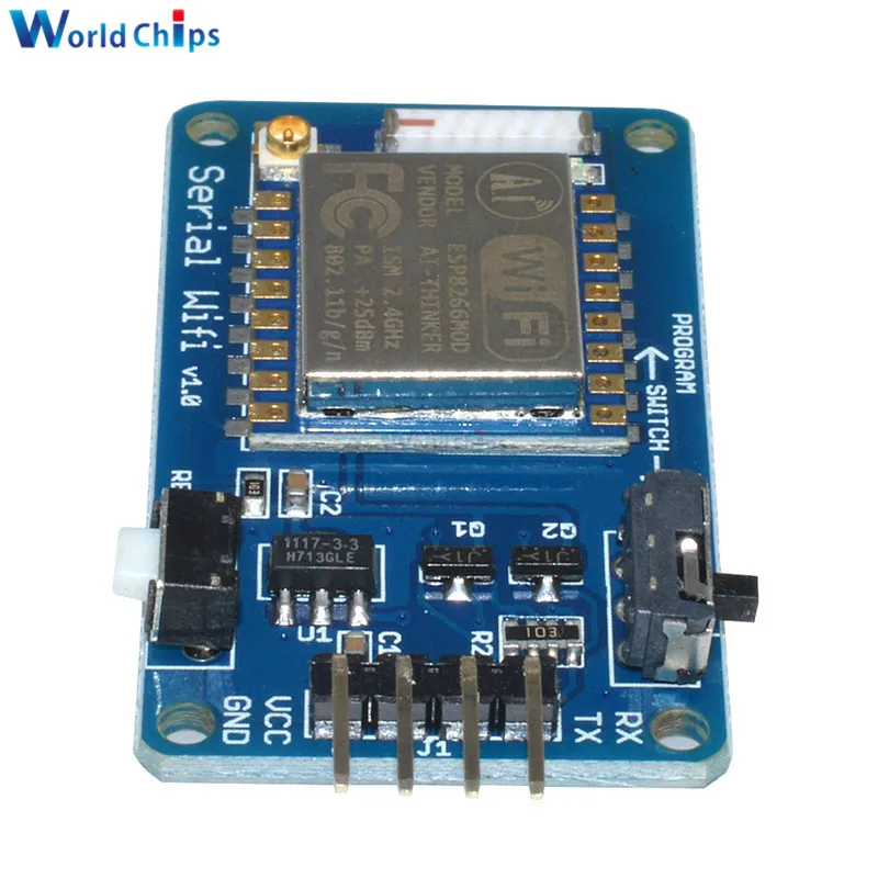 ESP8266 ESP-07 ESP07 Wifi серийный приемопередатчик беспроводной модуль платы 3,3 V 5V 8N1 ttl UART порт контроллер для Arduino UNO R3 One