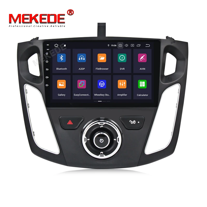 MEKEDE IPS экран DSP Android 9 0 автомобильный мультимедийный dvd GPS плеер для Ford Focus 2012 2013 2014