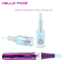 Dr. Pen Meso микро иглы для кожи ручка X5 10 шт. иглы байонет 9 12 36 42 pin нано кассета с иголками для татуировок