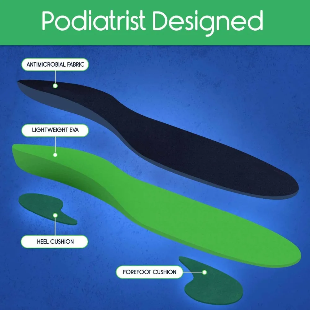 ELEFT высокого качества стельки ортопедические для Плоскостопие Арка Поддержка 2