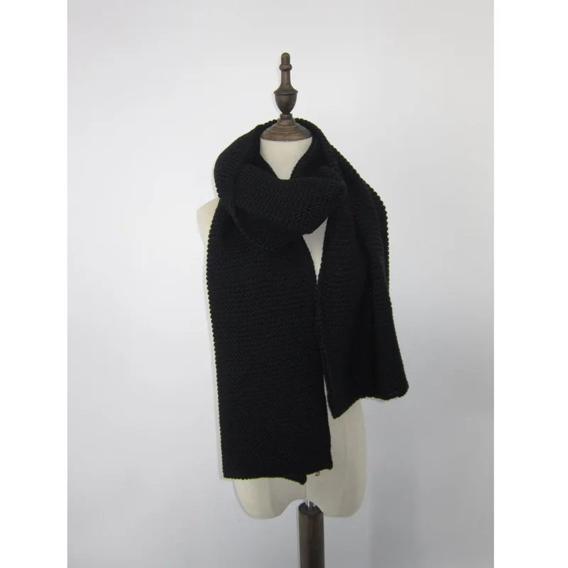 2017 Теплый ручной вязки зимние женские шарфы и обертывания красный кашемировый