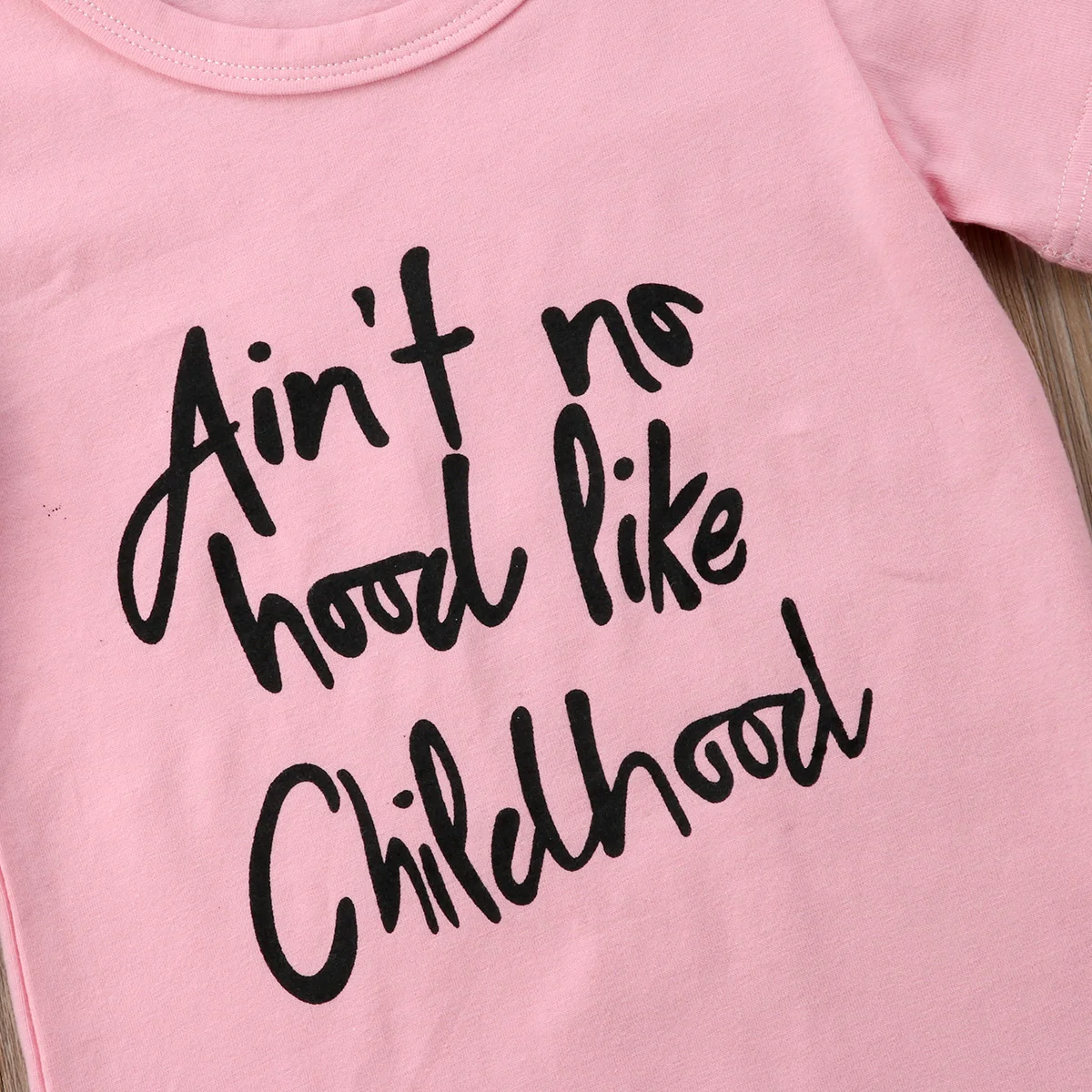 Family Matching Outfits Women Kids Baby Girls Boys Cotton Short Sleeve Tops T-shirt Match Clothes | Мать и ребенок