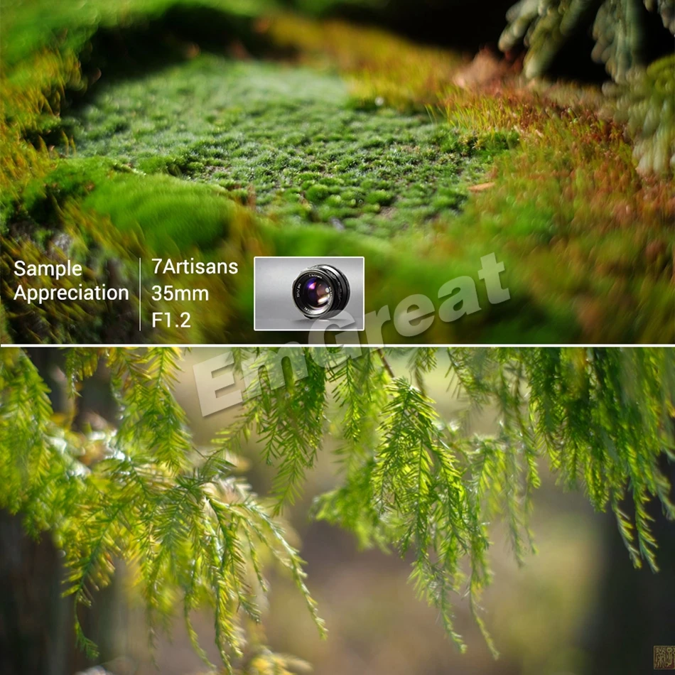 7 ремесленников 35 мм F1.2 APS-C ручной фиксированный объектив для sony E Mount Canon EOS-M крепление Fuji FX крепление A6500 A6300 A7 X-A1 M5 M6 M10
