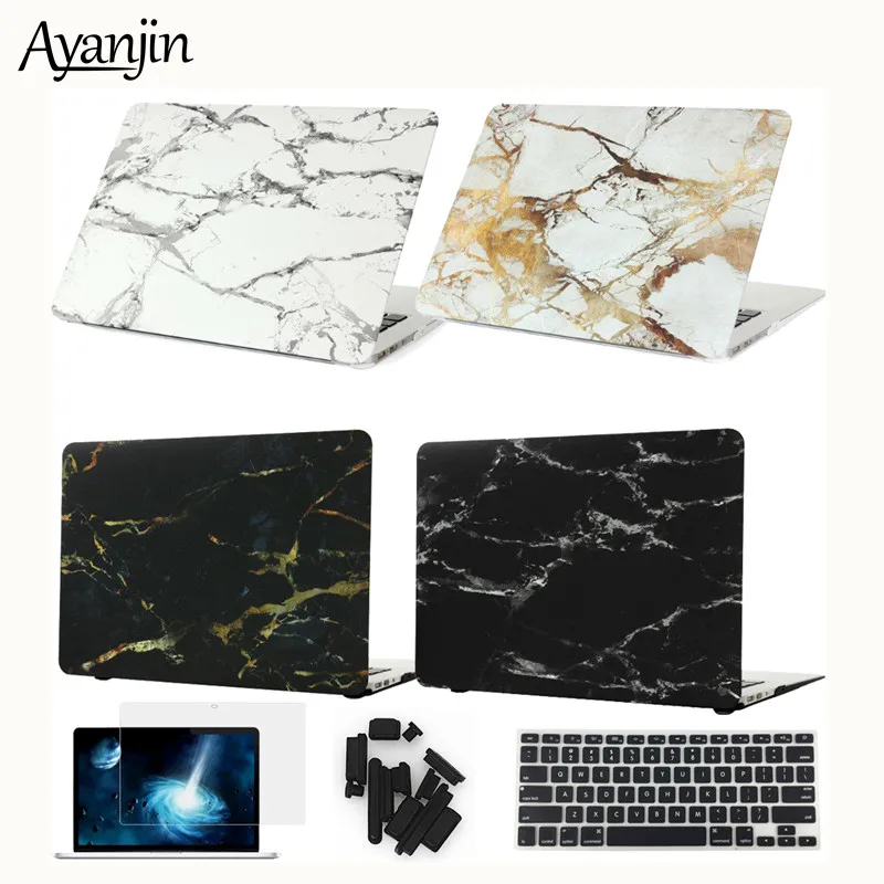 Мрамор текстура чехол для Macbook Pro 13 15,4 для Apple Macbook Air 13 Pro retina 11 12 ноутбук ков с Touch Bar a1989 a1990