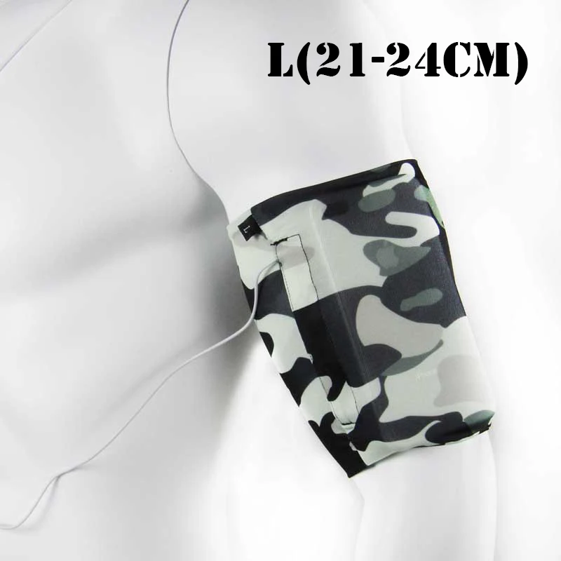 Camo L Наружная сумка для бега, сверхлегкая, на молнии, карман на запястье, сумка для мужчин и женщин, спортивные аксессуары, для спортзала, фитнеса, повязка на руку, кошелек - Цвет: Camo L