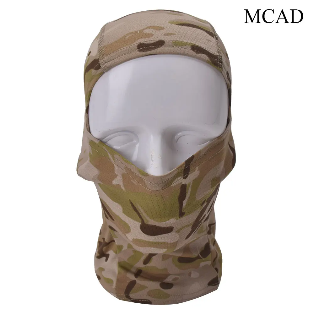MCAD SINAIRSOFT Гремучая Змея Тактический шлем страйкбол охота Wargame дышащая Пылезащитная маска Балаклава маска для лыжного велоспорта полный капюшон - Цвет: MCAD
