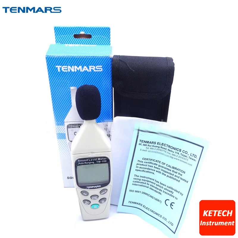 

Autoranging Noise Sound Level Meter 30~130dB TM102