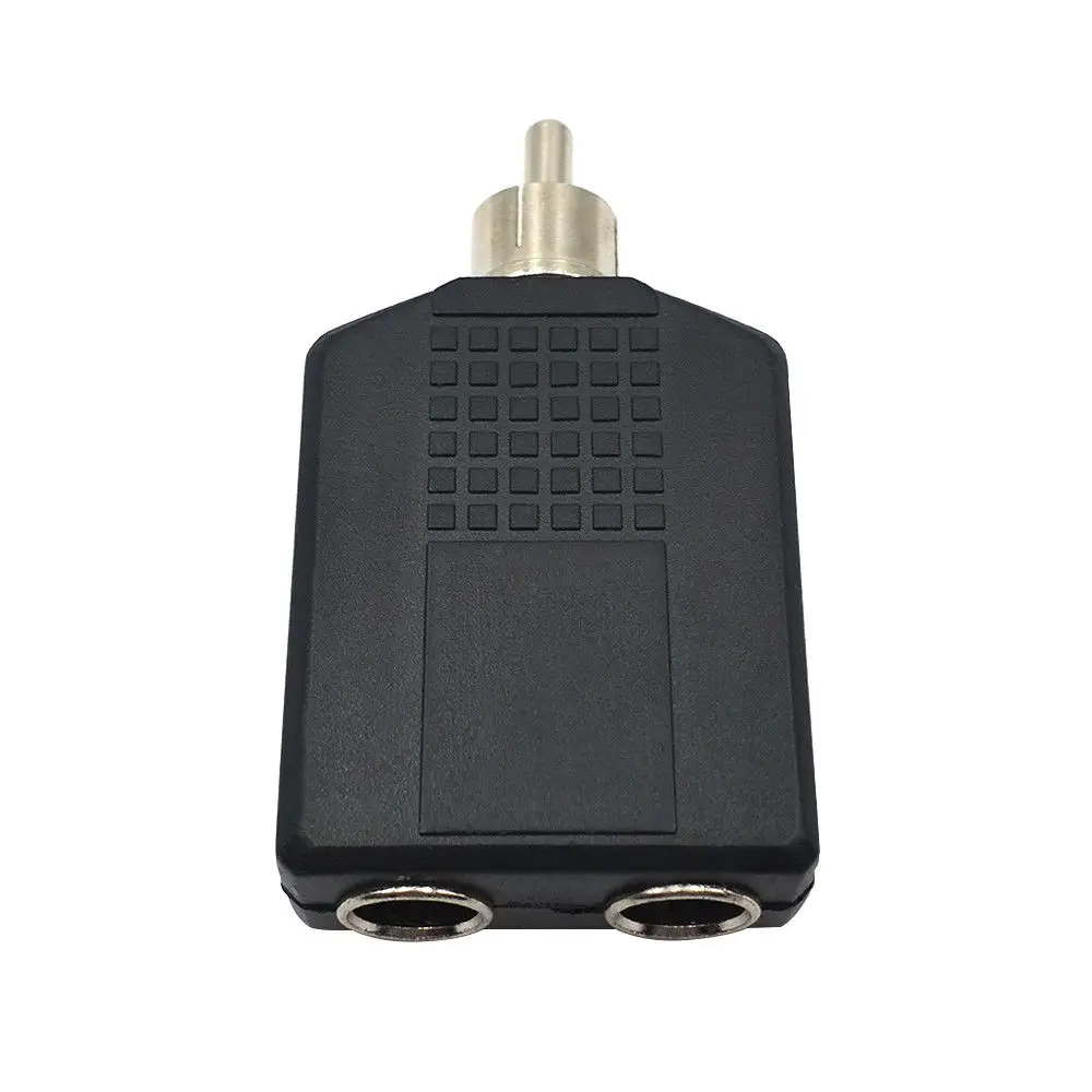 Danspeed 10 шт./компл. RCA штекер 2x6 35 мм 1/4 &quotадаптор кабель адаптер конвертер для ПК